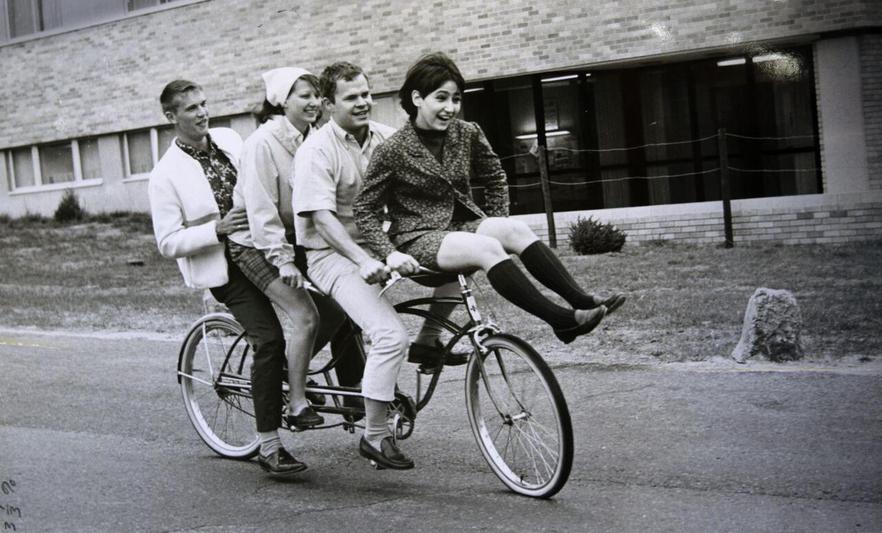 Biking at Briar Cliff